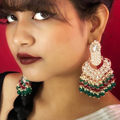 Royal Chand Earrings from Trenzify Store.