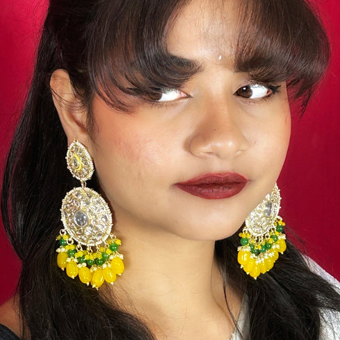 Stunning Chand Earrings from Trenzify Store.