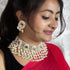 White Meenakari & Kundan Necklace Set from Trenzify Store.