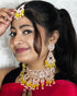 Yellow Kundan Necklace Set – Sunshine Royal Edition from Trenzify Store.
