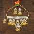Yellow Kundan & Bead Necklace Set from Trenzify Store.