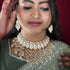 White Meenakari Necklace Set from Trenzify Store.