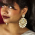 Pearl & Stone Chandbali Earrings from Trenzify Store.