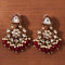 Royal Rani Kundan Chand Earrings