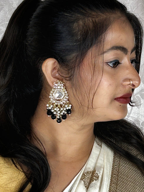 Antique Mehndi Polish Earrings