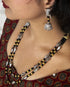 Double-Layer Black Bead Mangalsutra Set from Trenzify Store.