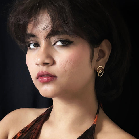 Anti Tarnish Earrings Elegant Spiral Hoop Earrings from Trenzify Store.