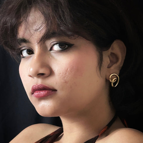 Anti Tarnish Earrings Elegant Spiral Hoop Earrings from Trenzify Store.