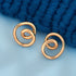 Anti Tarnish Earrings Elegant Spiral Hoop Earrings from Trenzify Store.