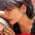 Vintage Gemstone Stud Earrings from Trenzify Store.