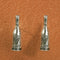 Quirky Oxidized Silver Bottle-Shaped Stud Earrings from Trenzify Store.