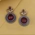 Antique Finish Round Stud Earrings from Trenzify Store.