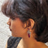 Vintage Silver Elephant & Ruby Drop Earrings from Trenzify Store.
