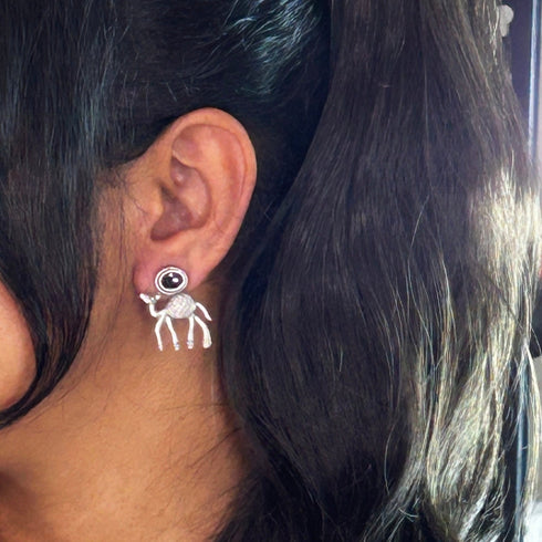 Desert Charm Camel Stud Earrings from Trenzify Store.
