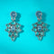 Oxidized Floral Cascade Earrings from Trenzify Store.
