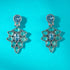 Oxidized Floral Cascade Earrings from Trenzify Store.