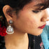 Oxidized Dome Jhumka Earrings from Trenzify Store.