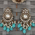 Antique Mehndi Polish Earrings