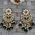 Kundan Pearl Chandbali Earrings from Trenzify Store.