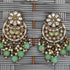 Kundan Pearl Chandbali Earrings from Trenzify Store.