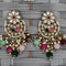 Kundan Pearl Chandbali Earrings from Trenzify Store.