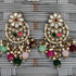 Kundan Pearl Chandbali Earrings from Trenzify Store.