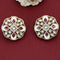 Regal Kundan Blossom Studs from Trenzify Store.
