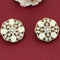 Regal Kundan Blossom Studs from Trenzify Store.