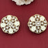 Regal Kundan Blossom Studs from Trenzify Store.
