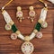 Beautiful Kundan Heritage Necklace Set for Women from Trenzify Store.