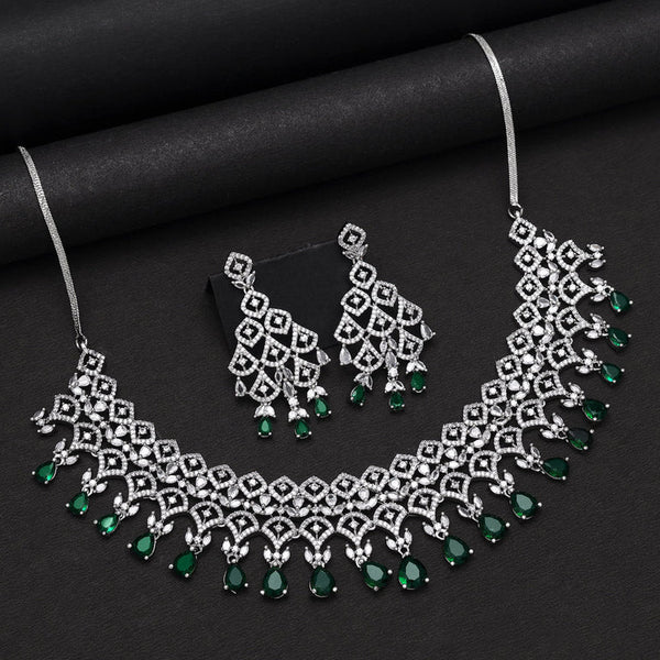 Beautiful American Diamond Necklace Set for Women from Trenzify Store.