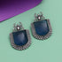 Bold Spider Motif Oxidised Earrings from Trenzify Store.