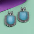 Bold Spider Motif Oxidised Earrings from Trenzify Store.