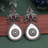 Royal Peacock Motif Oxidised Earrings from Trenzify Store.