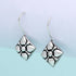 Beautiful Floral Engraved Oxidised Silver Earrings from Trenzify Store.