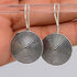 Beautiful Spiral Pattern Oxidised Earrings from Trenzify Store.