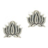 Beautiful Lotus Oxidised Earrings from Trenzify Store.