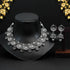 Antique Silver-Plated Oxidised Necklace Set for Women