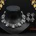 Oxidised Silver Antique Necklace Set for Women from Trenzify Store.