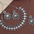 Exquisite Oxidised Silver Necklace Set for Women from Trenzify Store.