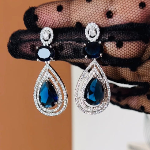 Exquisite American Diamond Necklace Set for Women