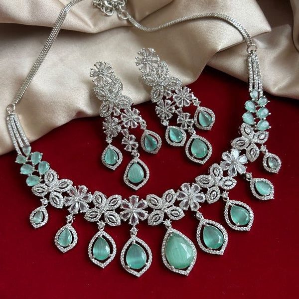 American Diamond Necklace Set from Trenzify Store.