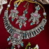 Victorian Mint Pink Kundan Necklace Set from Trenzify Store.