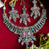 Victorian Mint Pink Kundan Necklace Set from Trenzify Store.