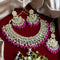 Royal High Gold Kundan Necklace Set for Women from Trenzify Store.