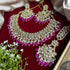 Royal High Gold Kundan Necklace Set for Women from Trenzify Store.