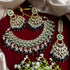 Exquisite High Gold Kundan Necklace Set for Women from Trenzify Store.
