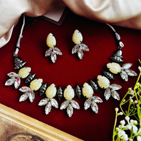 Oxidised Necklace Set