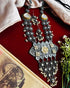 Regal Filigree Oxidized Necklace Set from Trenzify Store.