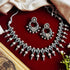 Oxidised Silver Pearl Necklace Set from Trenzify Store.